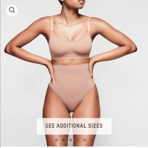 SKIMS CORE CONTROL THONG 2X/3X - SIENNA